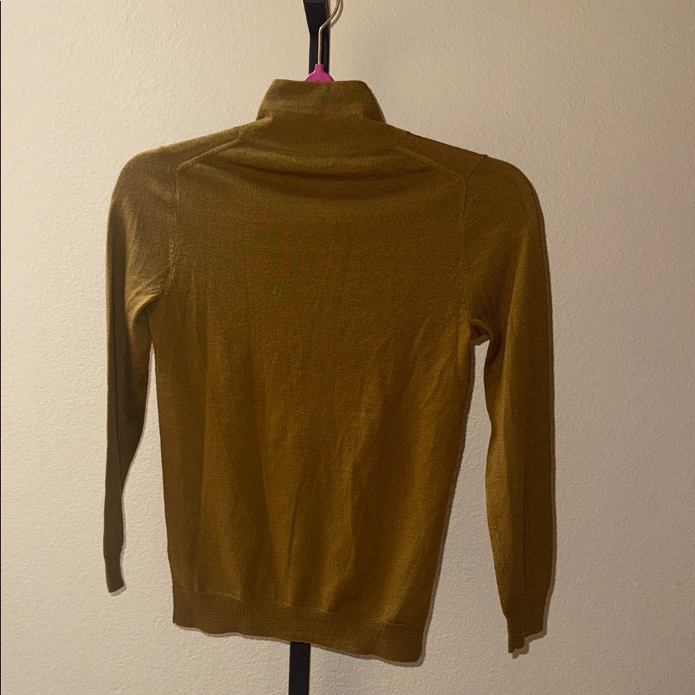 Crewcuts Brown Button Up Cardigan with Bow Accents Merino Wool Girl’s Size 10 - Picture 3 of 4